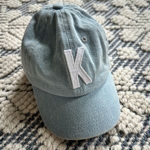 Rey to Z Light Denim “K” Baseball Hat (Size 0-12 Months)